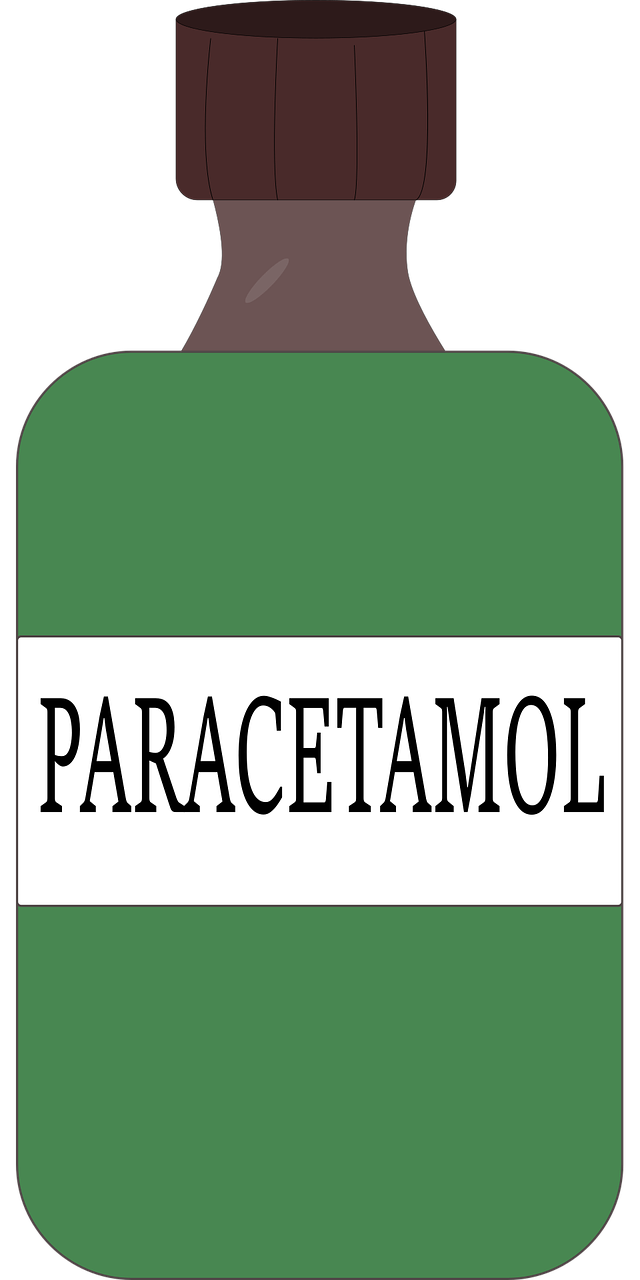 An image showing a bottle of Paracetamol pills with a warning sign and the title "The Hidden Dangers of Overusing Paracetamol: Unraveling the Side Effects" displayed prominently.